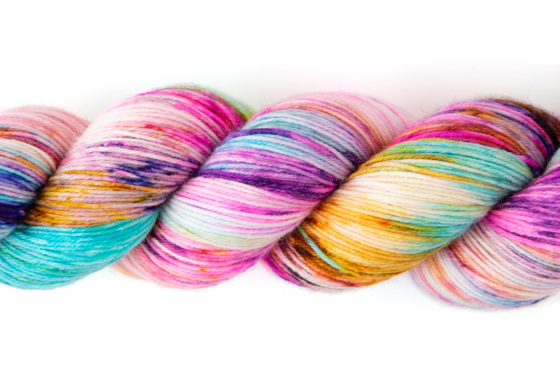 Closeup on the variegated details of Honey Honey.