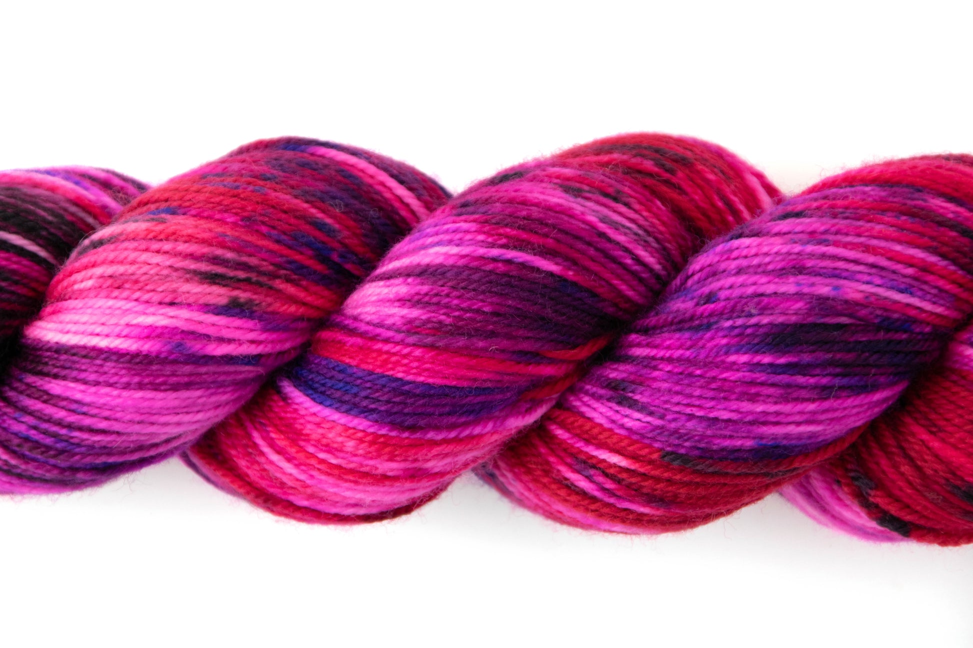 Close view of the variegation on the skein.