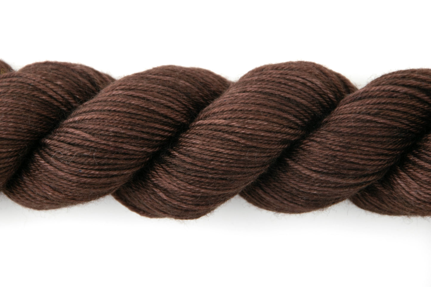 Close view of tonal texture of yarn.