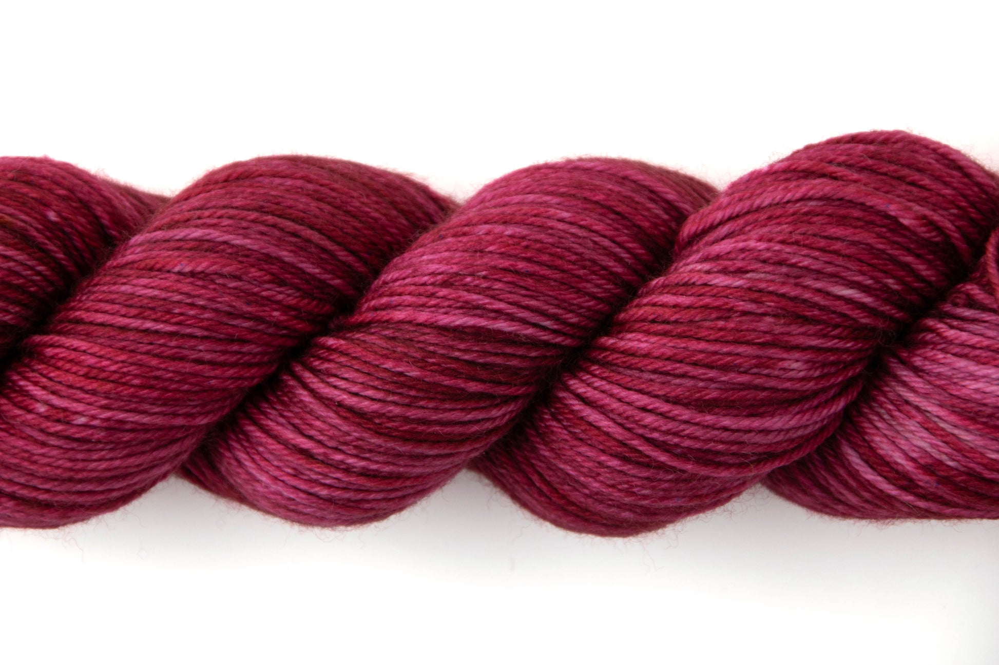 Close view of tonal texture of yarn.