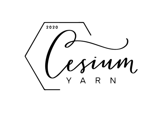 Logo: Cesium Yarn set in a hexagon with 2020 above